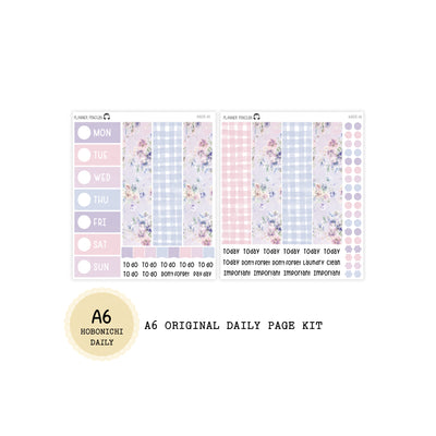 Daydream - Daily Kit - Hobonichi Cousin A5 , A6 orginial Techo // #DK-88