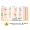 Sunkissed - Daily Kit - Hobonichi Cousin A5 , A6 orginial Techo // #DK-89