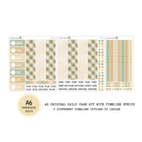 Gentle Autumn - Daily Kit - Hobonichi Cousin A5 , A6 original Techo