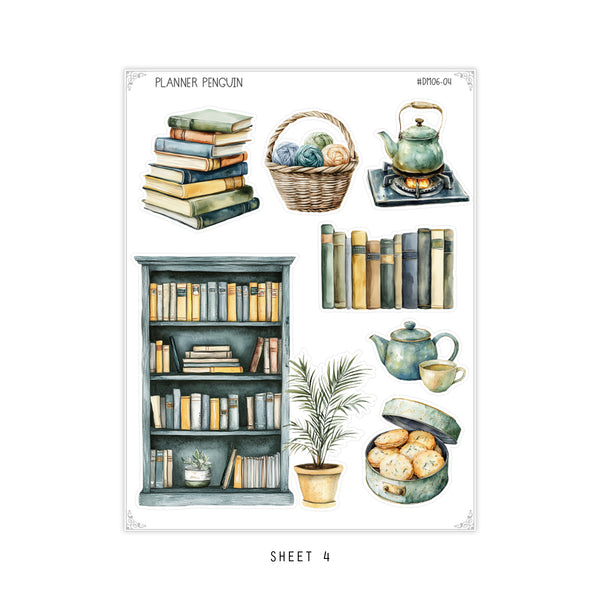 Cozy Reads- Dainty Deco kit | #DM06