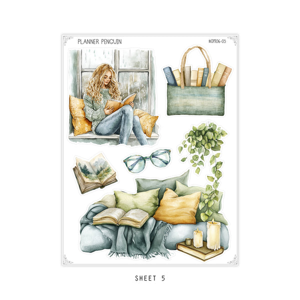 Cozy Reads- Dainty Deco kit | #DM06