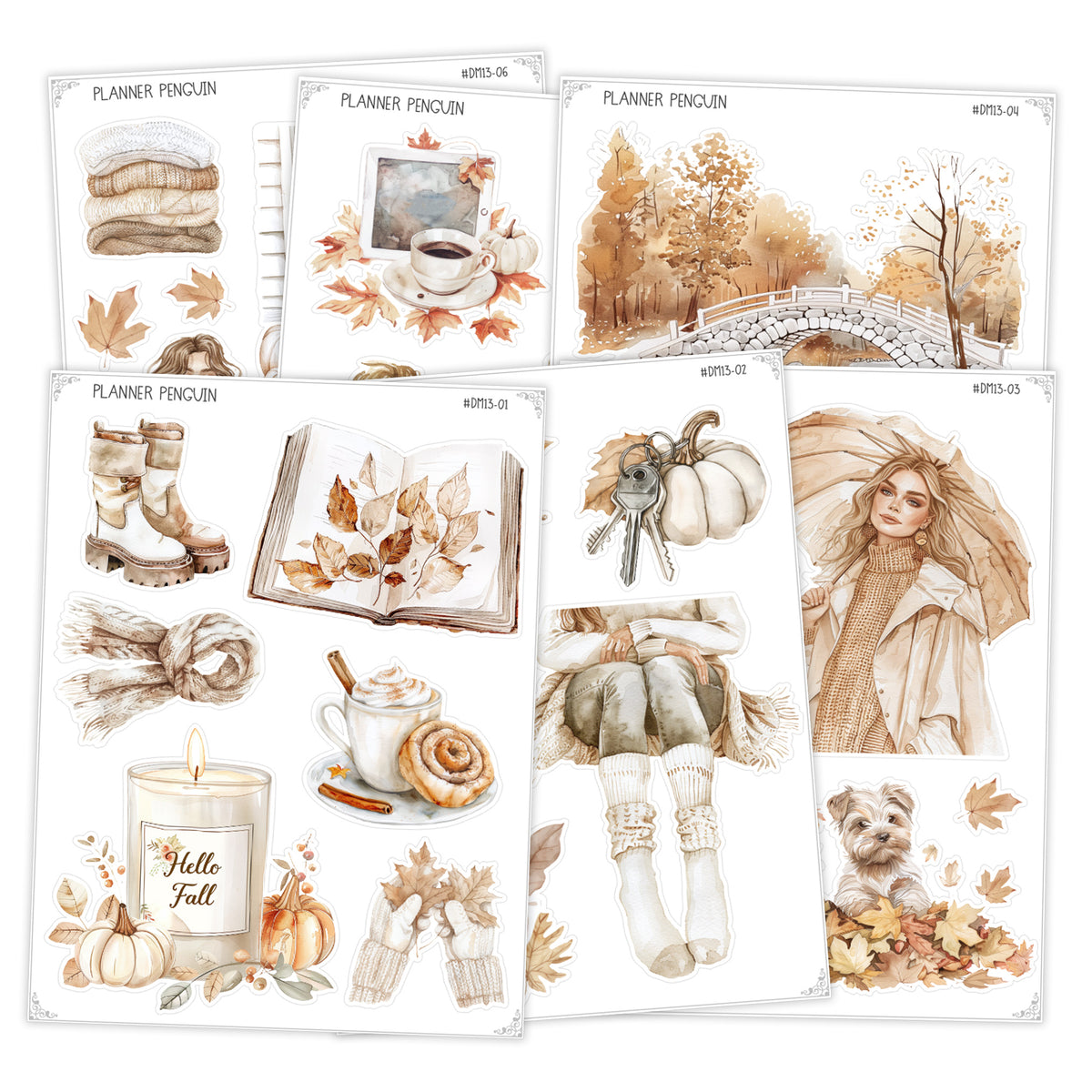 Autumn Haze - Dainty Deco kit
