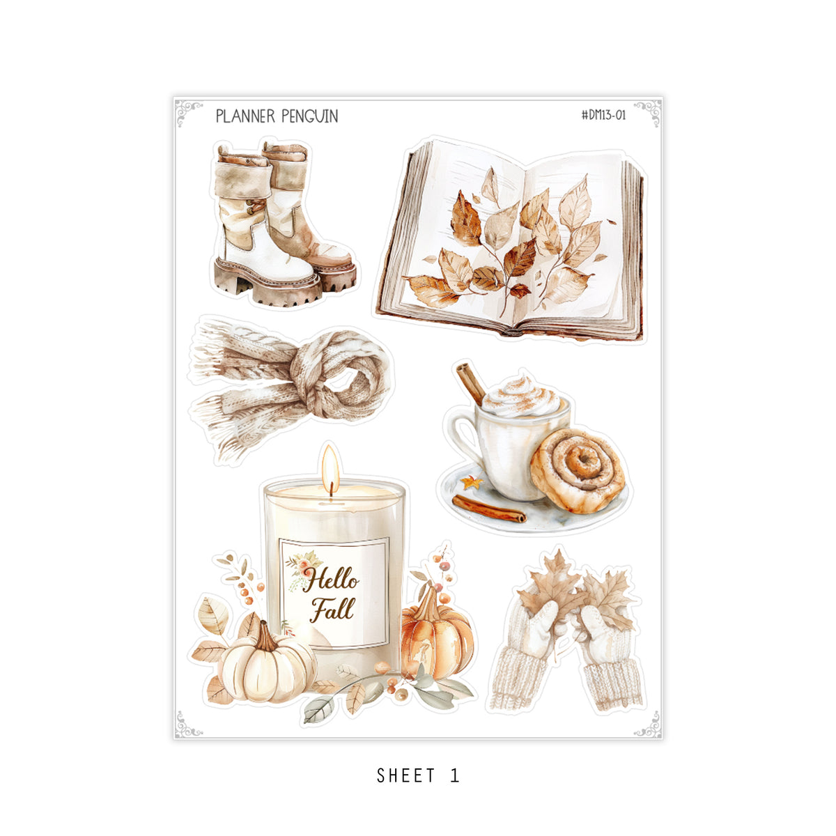Autumn Haze - Dainty Deco kit