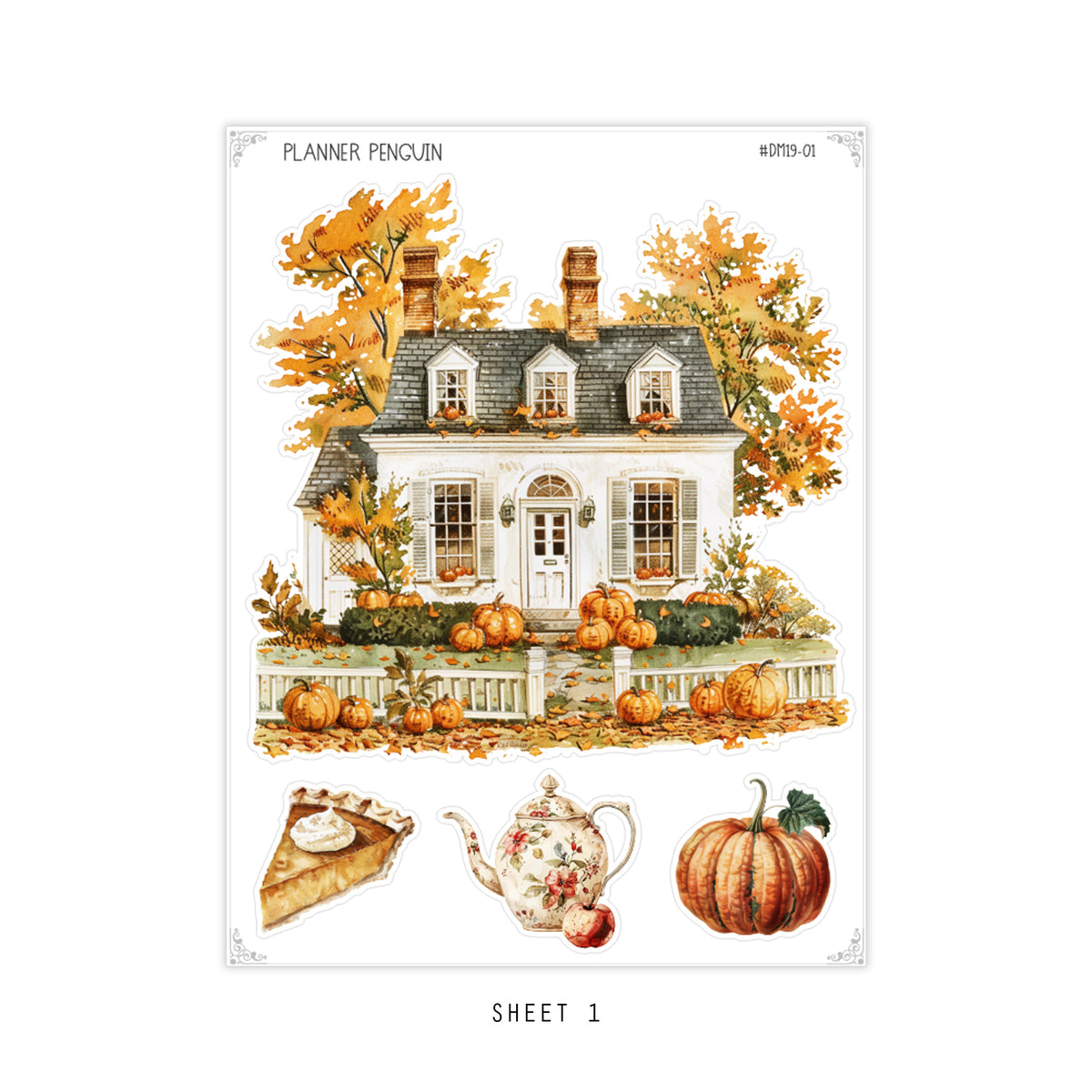 Vintage Autumn - Dainty Deco kit