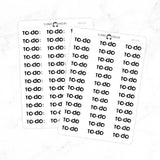 Todo - Chunky Script Stickers
