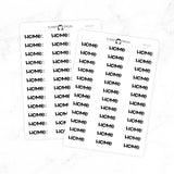 Home - Chunky Script Stickers