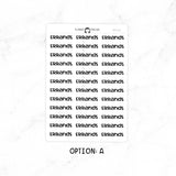 Errands - Chunky Script Stickers