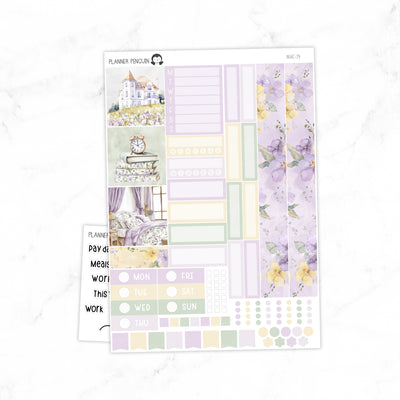 Honey Lavender Hobonichi Cousin A5 Weekly Sticker Kit // #HC-79