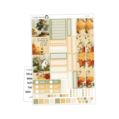 Autumn Whisper Hobonichi Cousin A5 Weekly Sticker Kit // #HC-84