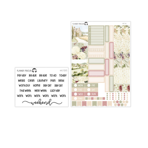 Countryside Hobonichi Cousin A5 Weekly Sticker Kit // #HC-86