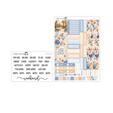 Autumn Charm Hobonichi Cousin A5 Weekly Sticker Kit