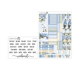Winter Escape Hobonichi Cousin A5 Weekly Sticker Kit