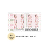 Rose Cottage - Daily Kit - Hobonichi Cousin A5 , A6 original Techo