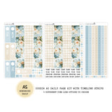 Coastal Charm - Daily Kit - Hobonichi Cousin A5 , A6 original Techo