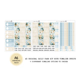 Coastal Charm - Daily Kit - Hobonichi Cousin A5 , A6 original Techo