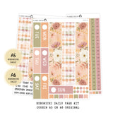 Autumn Beginnings - Daily Kit - Hobonichi Cousin A5 , A6 original Techo