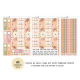 Autumn Beginnings - Daily Kit - Hobonichi Cousin A5 , A6 original Techo