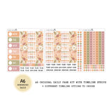 Autumn Beginnings - Daily Kit - Hobonichi Cousin A5 , A6 original Techo