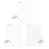 Hobonichi Cousin A5 Daily Timeline Strips | 5AM | 6AM | 7AM | 8AM | Planner Stickers | Cousin A5 #HDTL-B&W