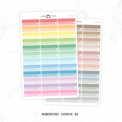 Amount Due Label Planner Stickers - Hobonichi Cousin A5 // #HOBO-HS-58