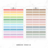 Habit Tracker Label Planner Stickers - Hobonichi Cousin A5 // #HOBO-HS-59