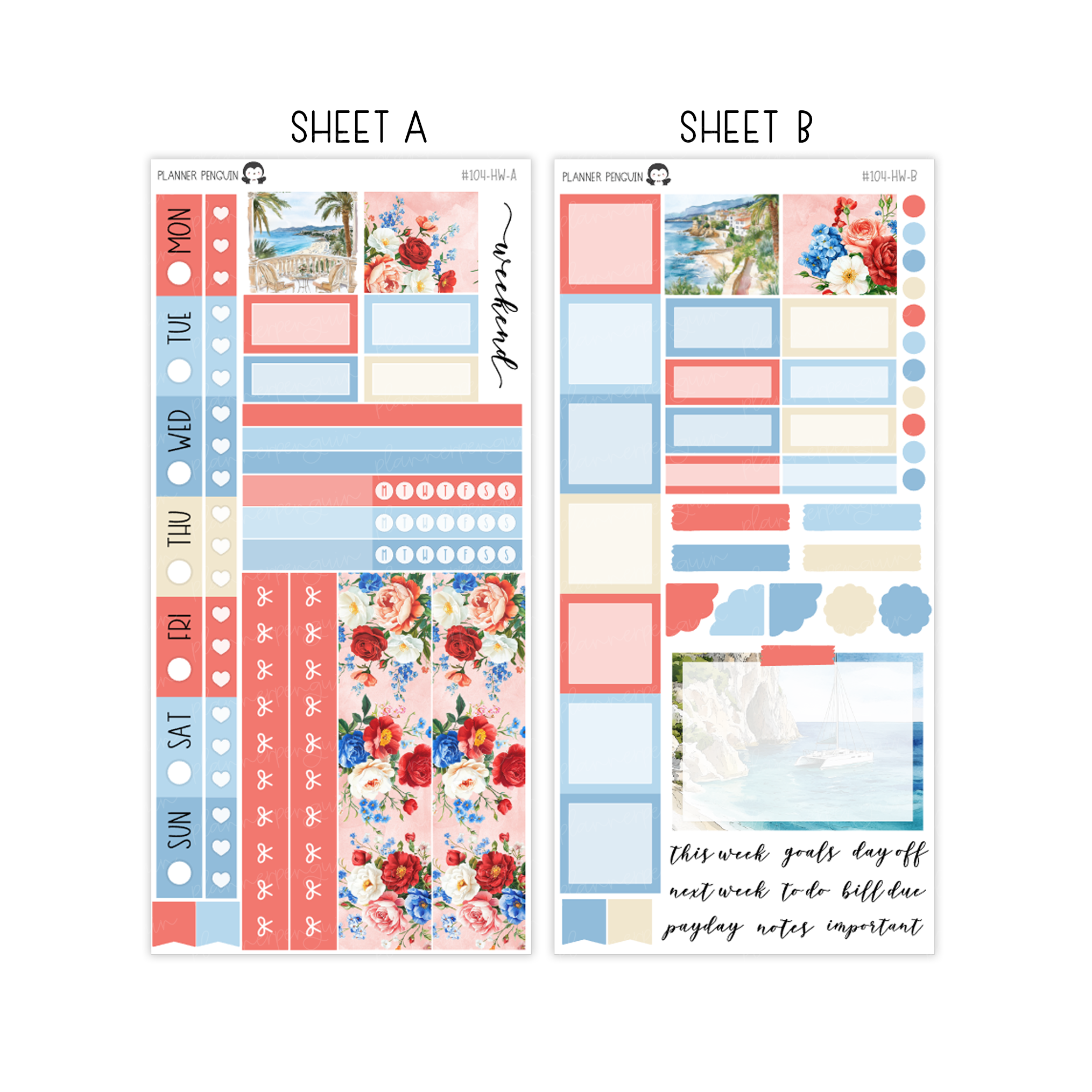 French Riviera Hobonichi Weeks kit