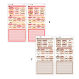 2027 Hobonichi Weeks Yearly view Stickers// Year at glance Stickers// #HW-YG-ROUND