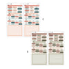 2026 Hobonichi Weeks Yearly view Stickers  // Year at glance Stickers  // #HW-YG-ROUND
