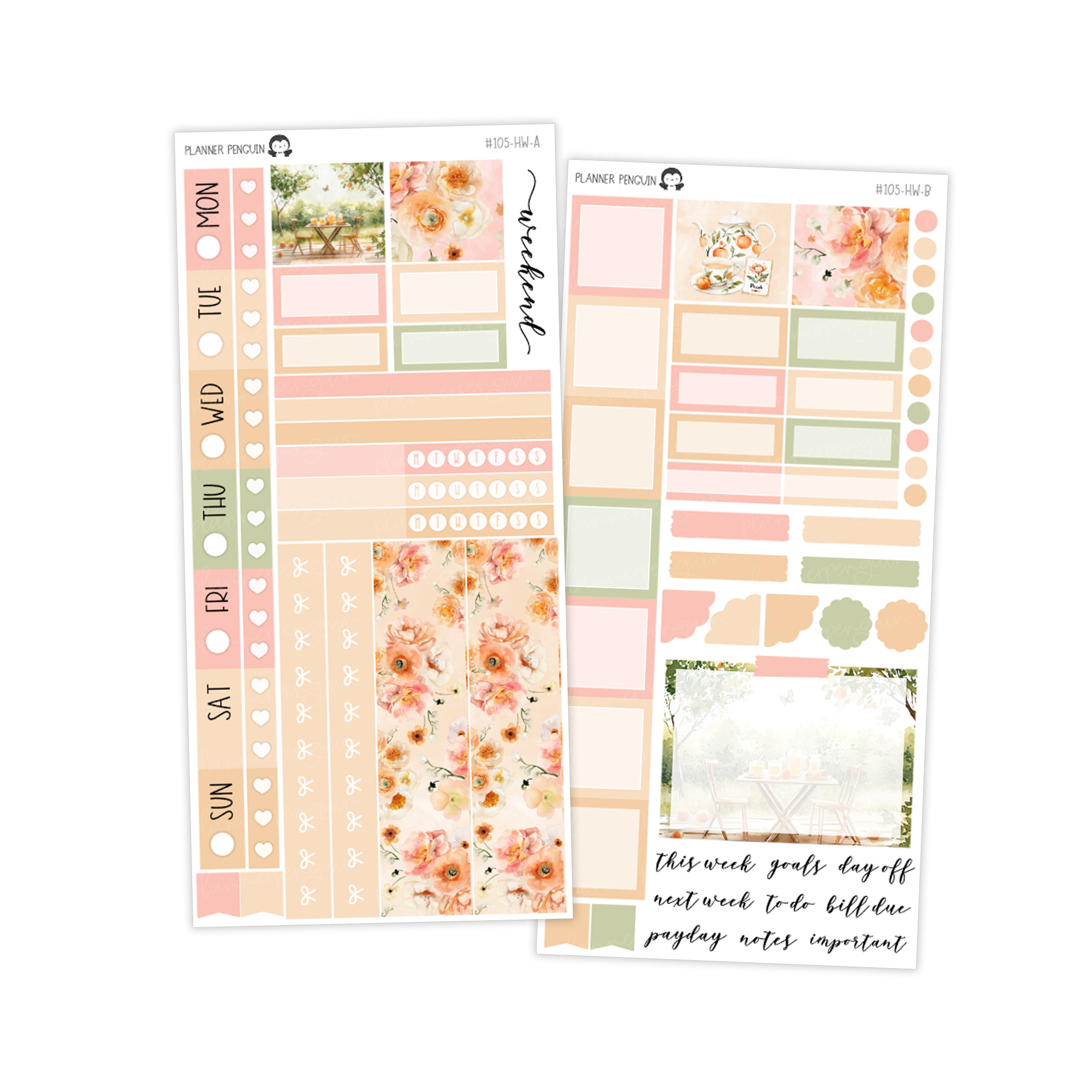 Peach Farm Hobonichi Weeks kit