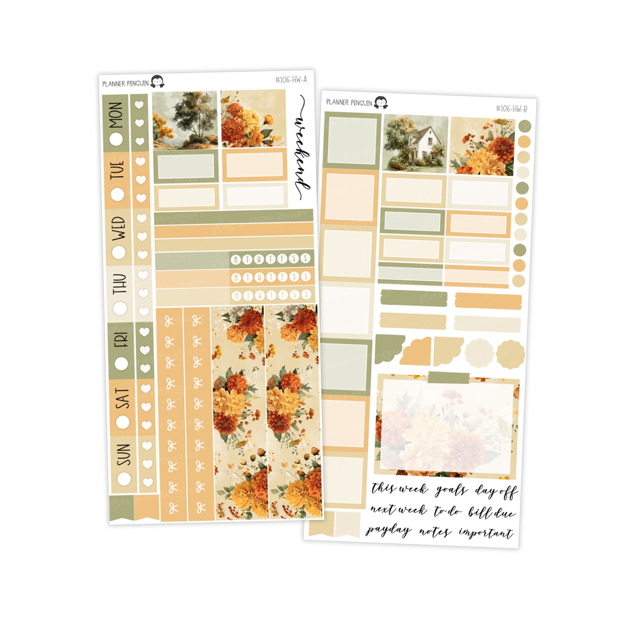 Autumn Whisper Hobonichi Weeks kit