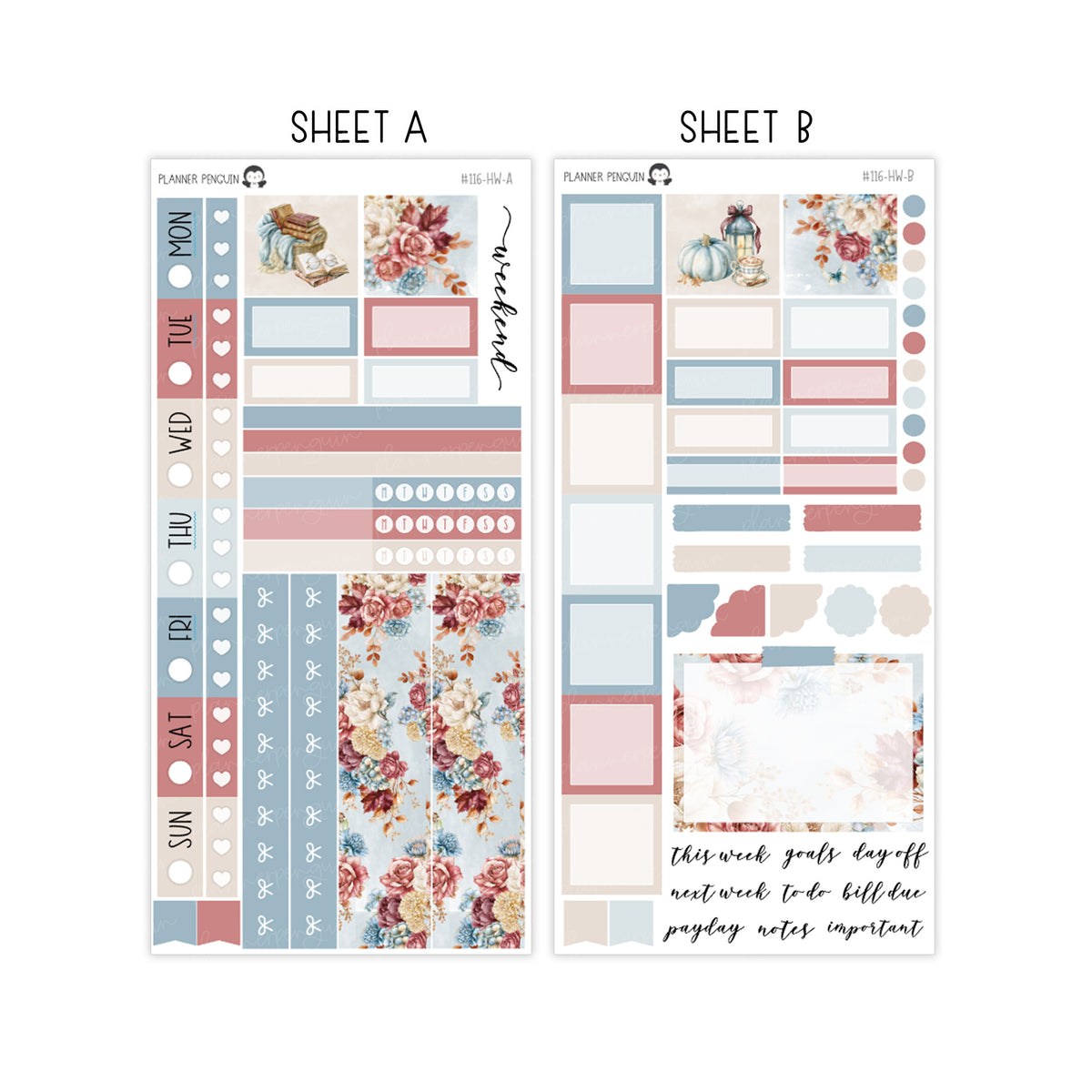 Autumn Reverie Hobonichi Weeks kit