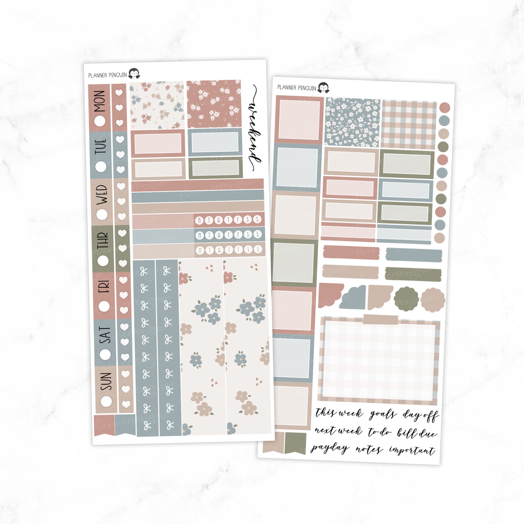 Neutral Spring Hobonichi Weeks kit