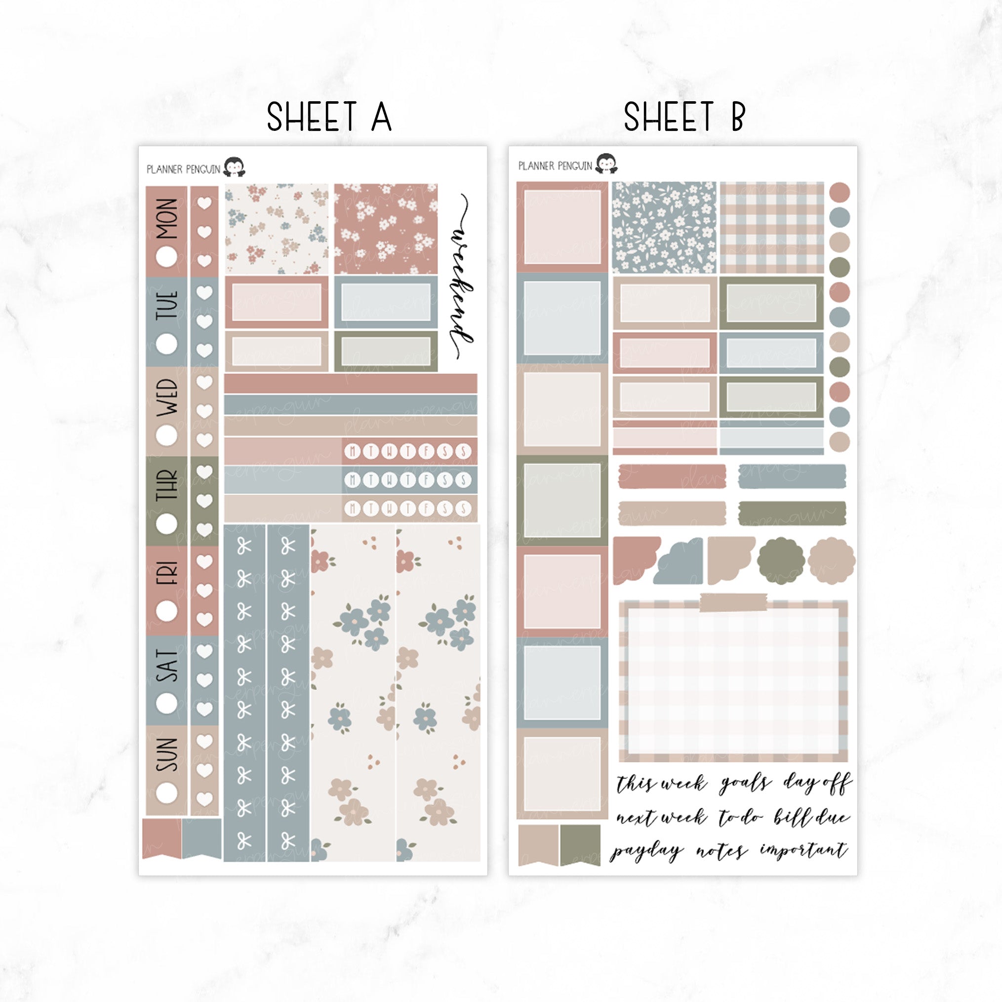 Neutral Spring Hobonichi Weeks kit