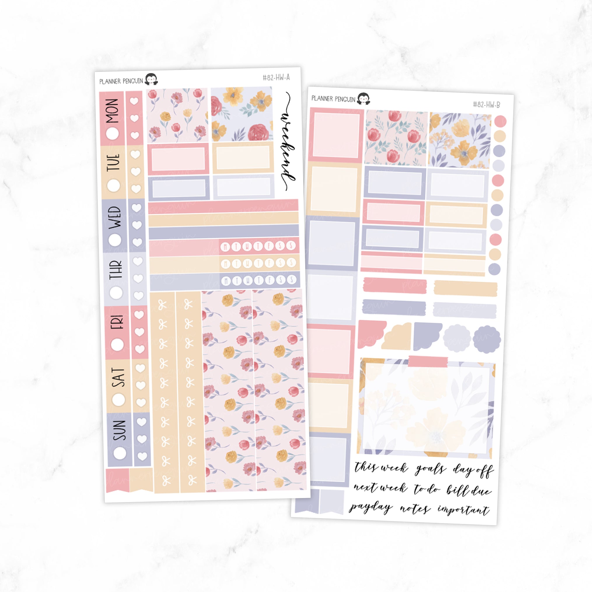 Dreamy Floral Hobonichi Weeks kit