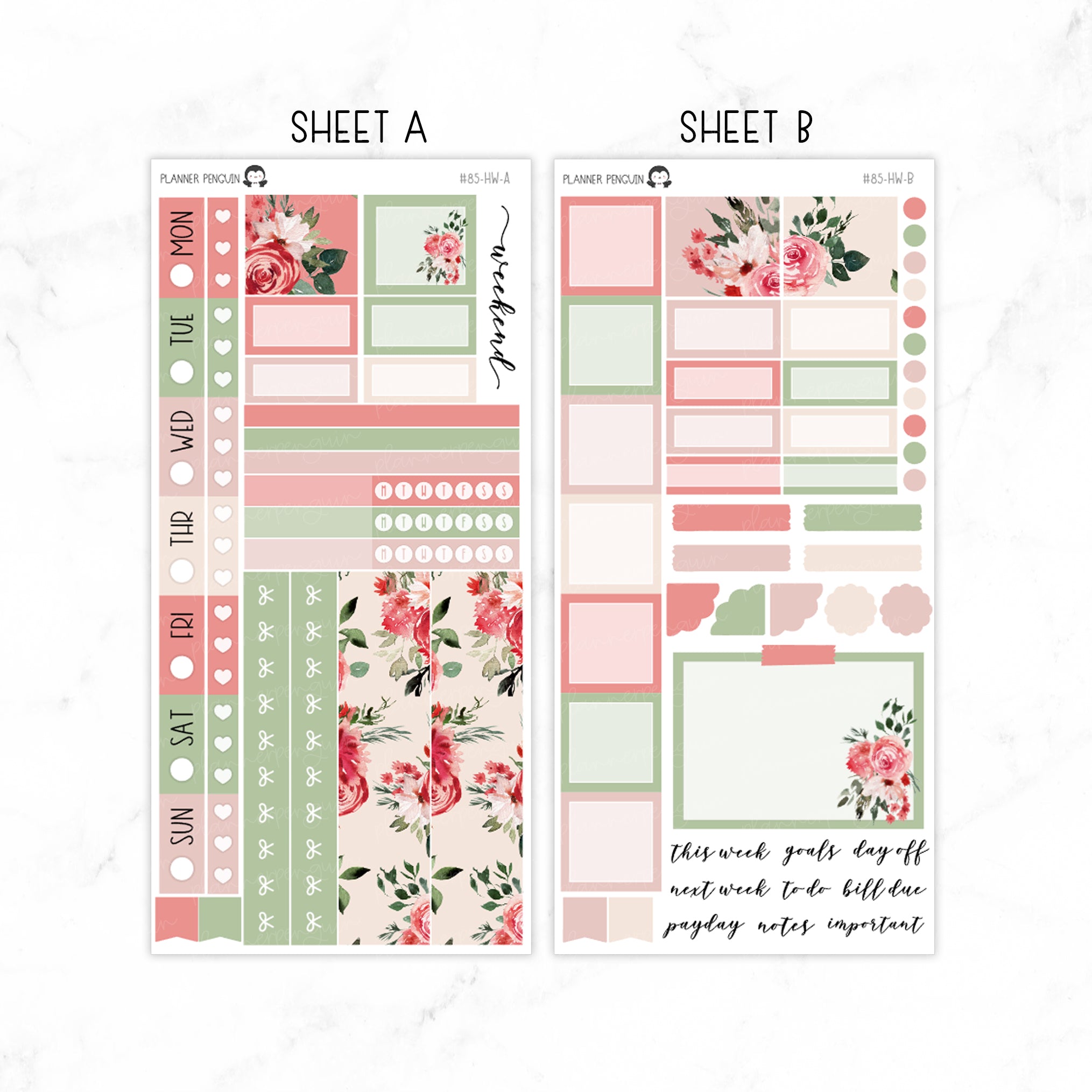 Bright Summer Hobonichi Weeks kit