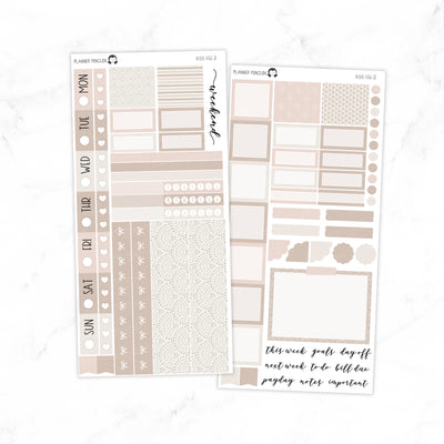 Beige Neutral Hobonichi Weeks kit | HW-88