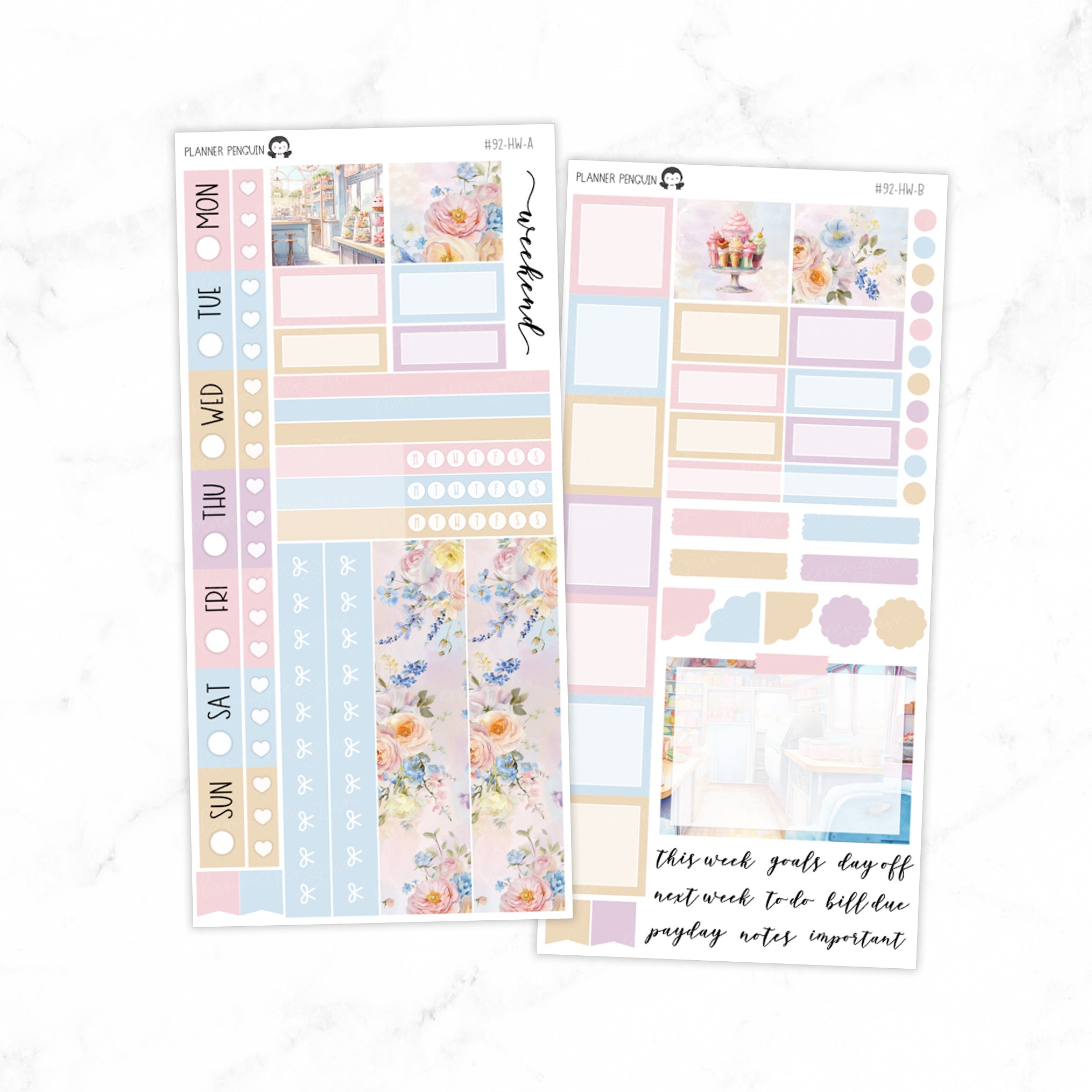 Ice Cream Hobonichi Weeks kit