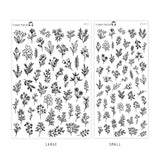 Botanical Line Sprigs - Journaling Deco