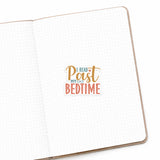 I Read Past My Bedtime Matte Die Cut Sticker