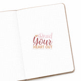 Read Your Heart Out Matte Die Cut Sticker