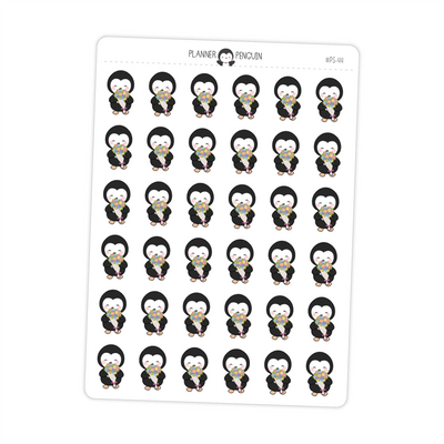 Floral Bouquet Penguin Planner Stickers // #PS44