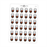 Football Penguin Planner Stickers
