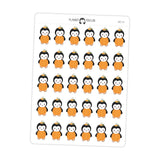 Pumpkin Penguin Planner Stickers