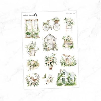Spring Breeze Deco Stickers// #S152-Deco
