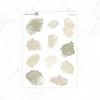 Spring Breeze Watercolor Ink Swatches  // #S152-Watercolor