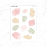 Wildflower Watercolor Ink Swatches