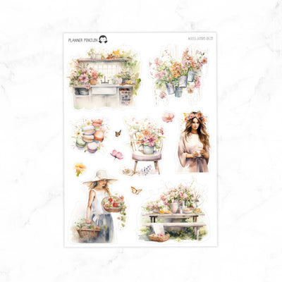 Wildflower Deco Stickers// #S153-Deco-1