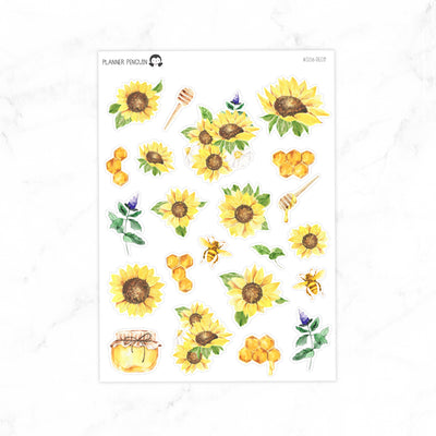 Sunny Bee Deco Stickers// #S158-Deco