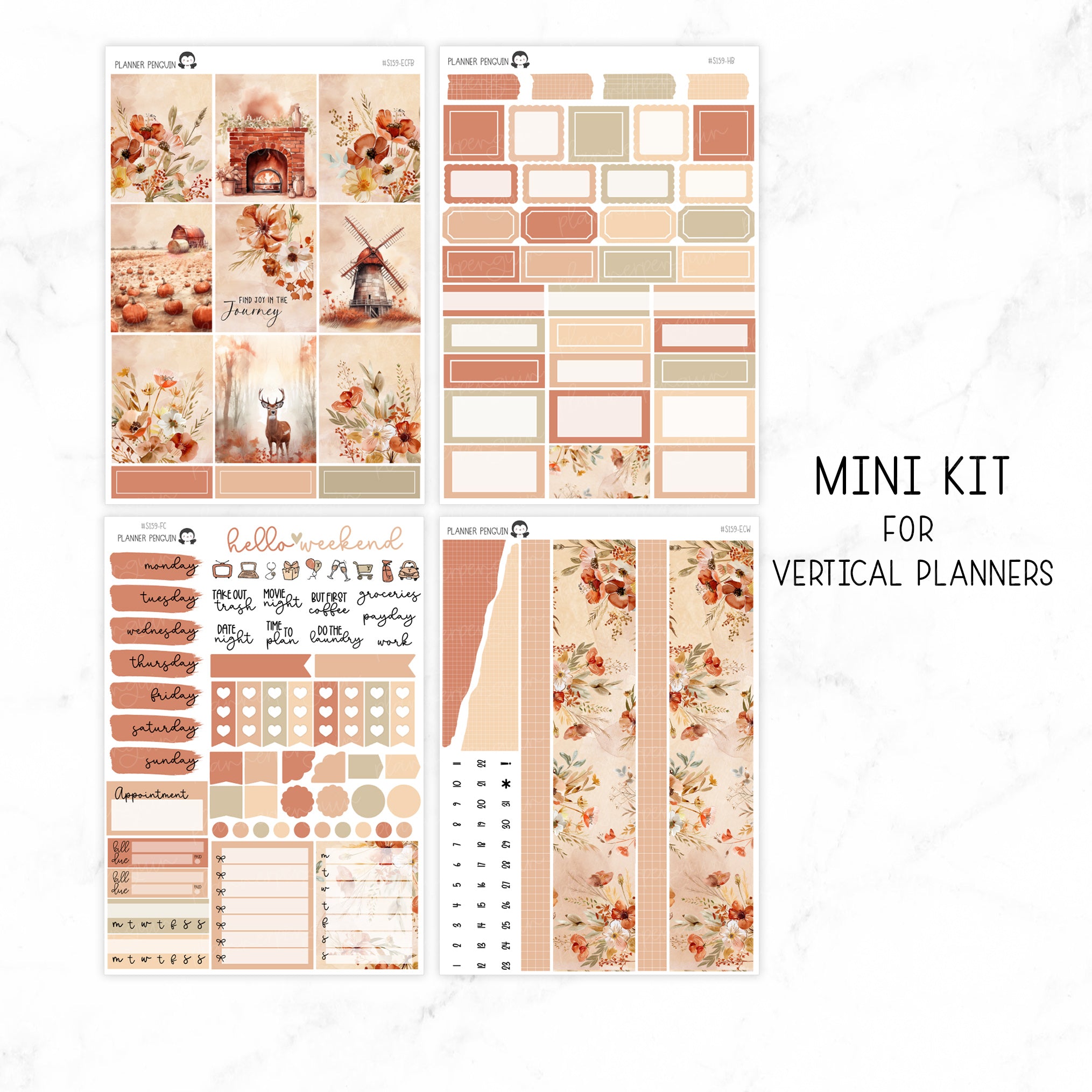Rustic Autumn Weekly Kit