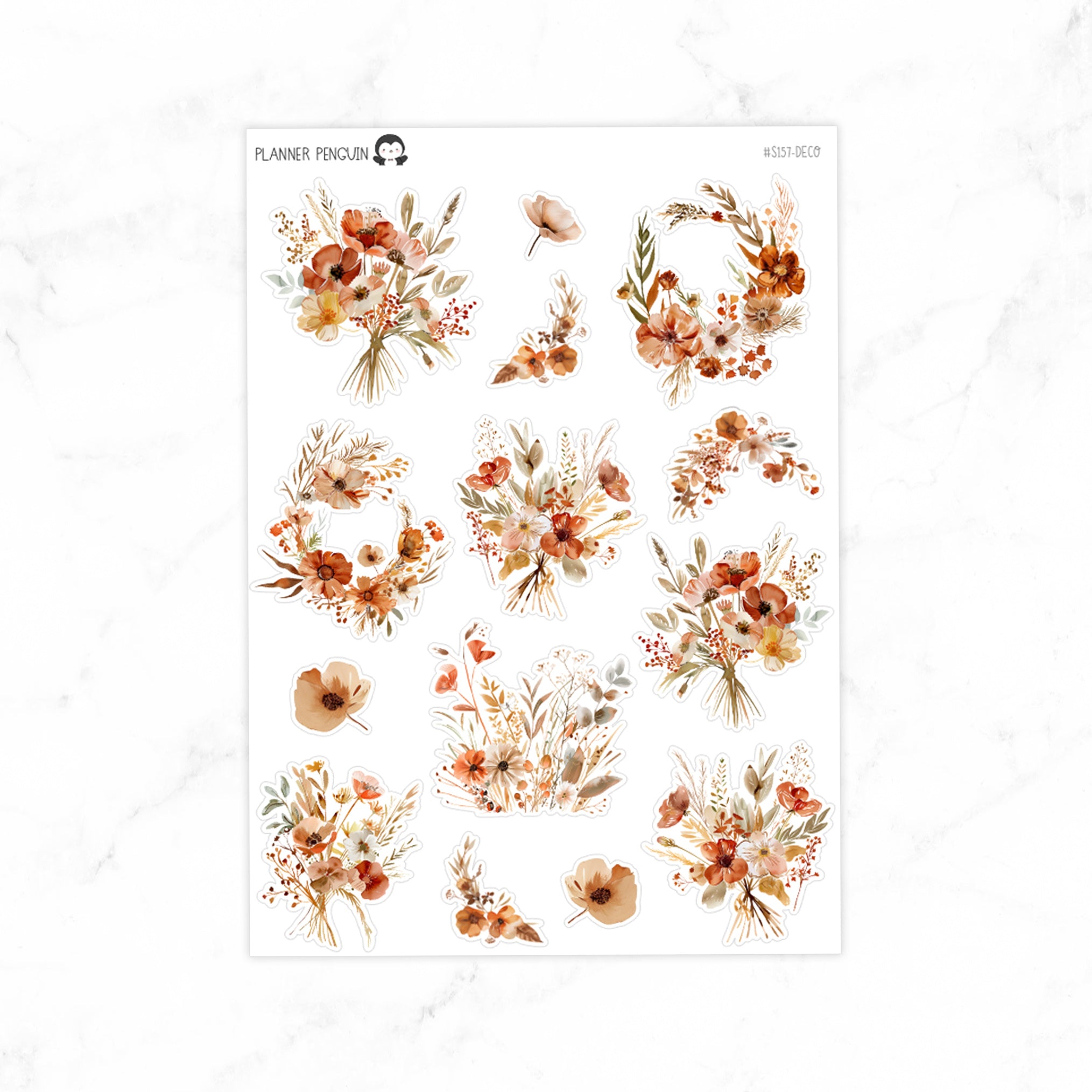 Rustic Autumn Deco Stickers